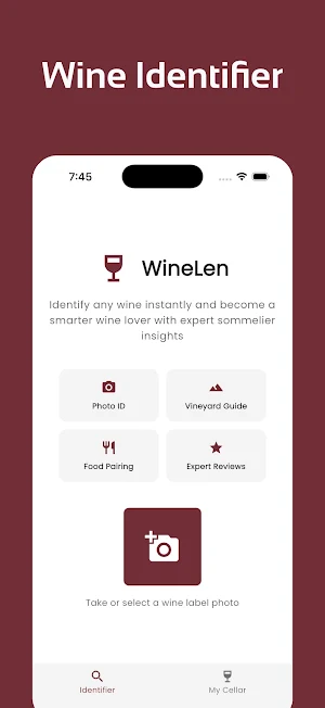 Wine Identifier, WineLen Screenshot 0