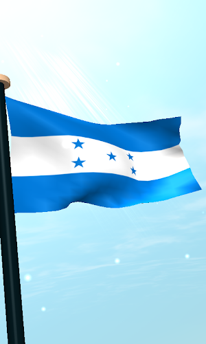 Honduras Flag 3D Free Screenshot 3
