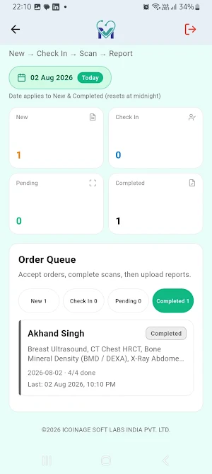 MedSahi Radiology Screenshot 1