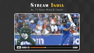 Stream India - Live Cricket TV Screenshot 0