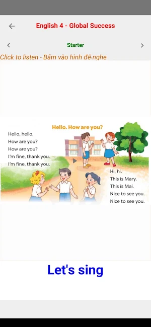 English 4 Global Success Screenshot 1