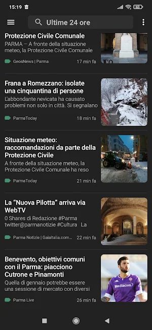 Parma notizie Screenshot 2