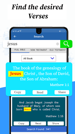 New American Bible (NAB)- Holy KJV Bible Screenshot 1