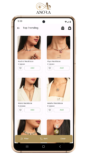 Anora jewellery Screenshot 1