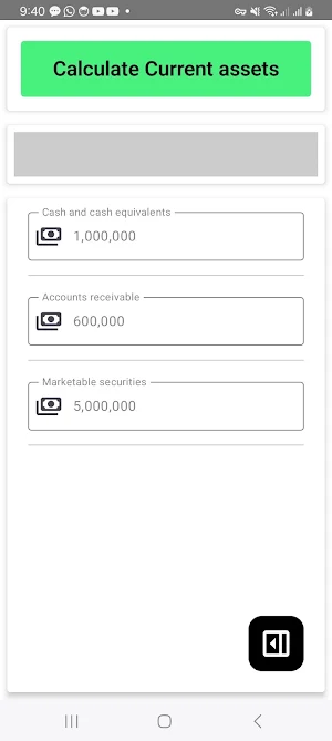 DIR Calculator Screenshot 2