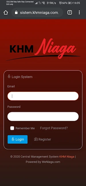 KHM Niaga System Screenshot 0