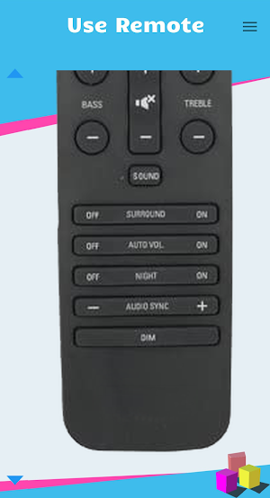 Remote Control for Philips Sound Bar Screenshot 0