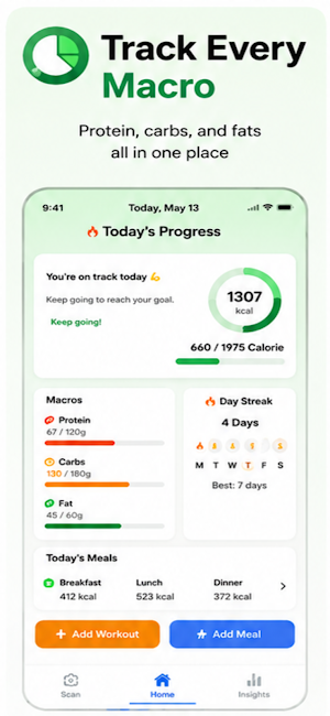 Cal AI - Food Calorie Tracker Screenshot 1