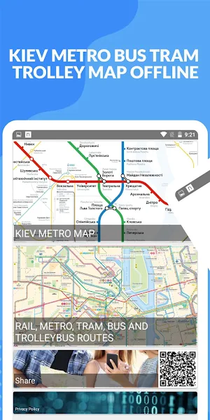 KIEV METRO BUS TRAM TROLLEY MAP OFFLINE Screenshot 0