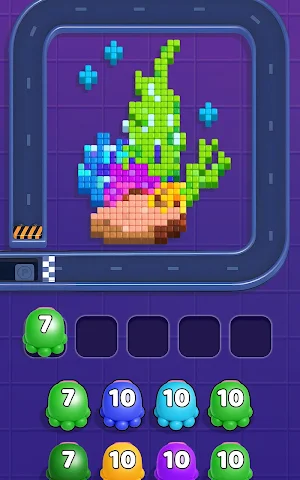 Squid Escape: Color Flow Game Screenshot 0