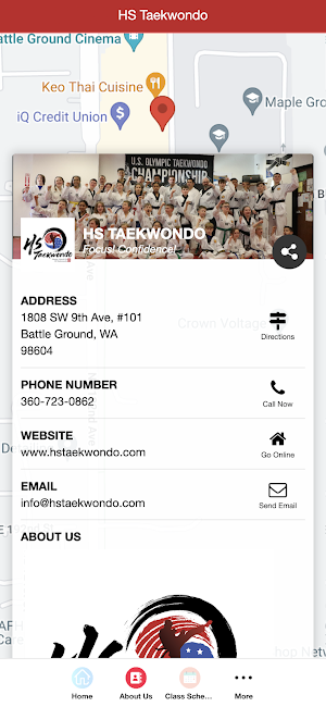 Master Oh's HS Taekwondo Screenshot 1