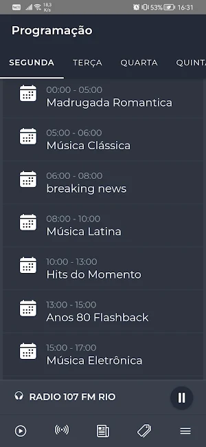 RÁDIO 107 FM RIO Screenshot 1