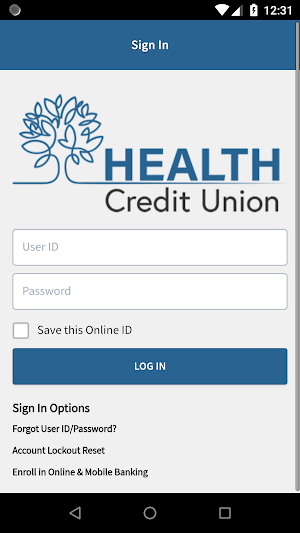 Health Credit Union Screenshot 1