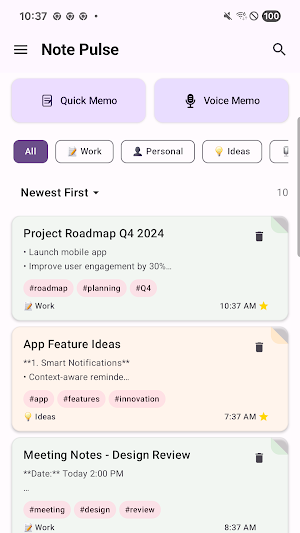 Note Pulse Screenshot 0
