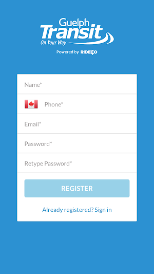 Guelph Transit Mobility Bus Screenshot 1