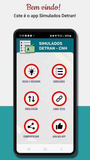 Simulados Detran - CNH 2024 Screenshot 0