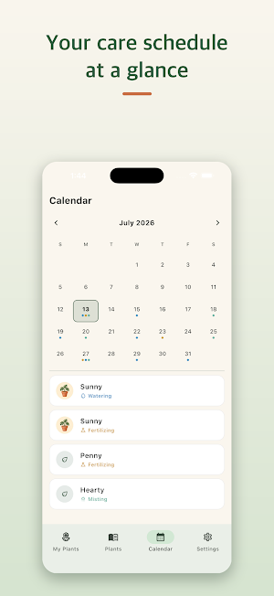 Mossu - Plant Care Reminder Screenshot 1