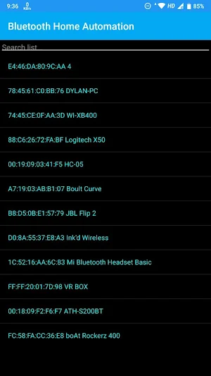 Bluetooth Home Automation Screenshot 1