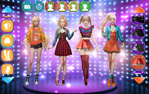 Girl group dress up Screenshot 2