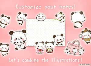 Sticky Note Mini MOCHI MOCHI PANDA Screenshot 1