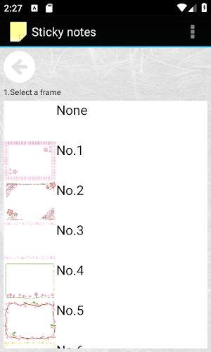 Sticky notes Screenshot 2