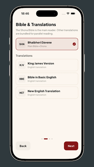 Shona Bible & Hymn - Bhaibheri Screenshot 1