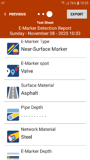 HSS-APP E-Marker Detector Screenshot 3
