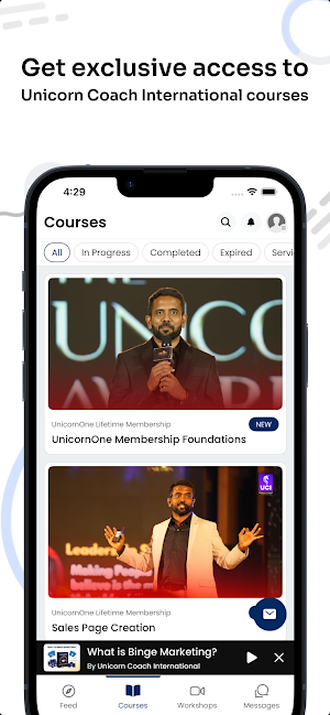Unicorn Coach International Screenshot 2