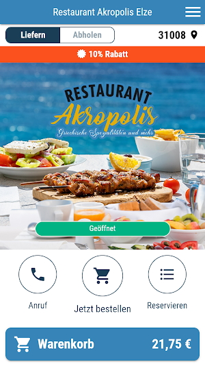 Restaurant Akropolis Elze Screenshot 0