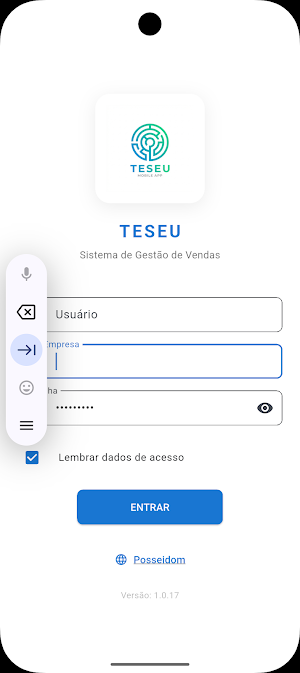 Teseu Mobile Screenshot 1