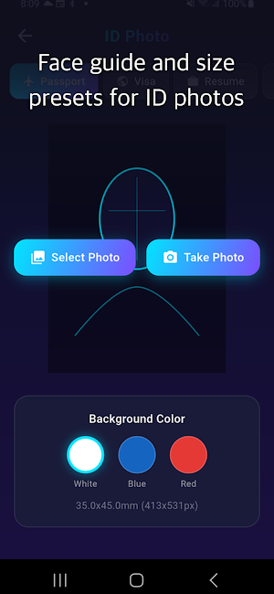 Passport Photo Maker Screenshot 2