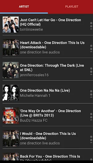 One Direction Music Screenshot 0