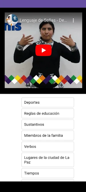 Lenguaje De Señas Boliviano Screenshot 2