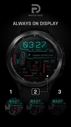 Cyberpunk Neon Watch Face Screenshot 3
