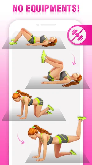 Buttocks Exercise : Hips & Legs Workout for Women Screenshot 3