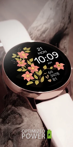 Petals Digital Watch Face Screenshot 0