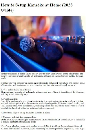 How to Karaoke Screenshot 3