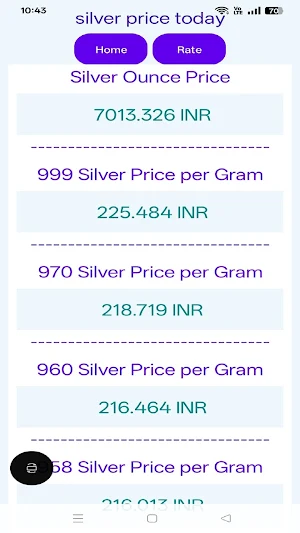 Silver Price Today Screenshot 3