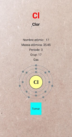 Elements de la taula periòdica Screenshot 3
