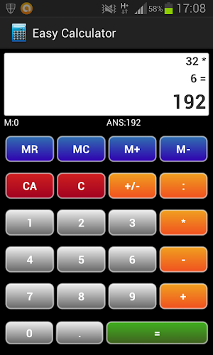 Easy Calculator Screenshot 0