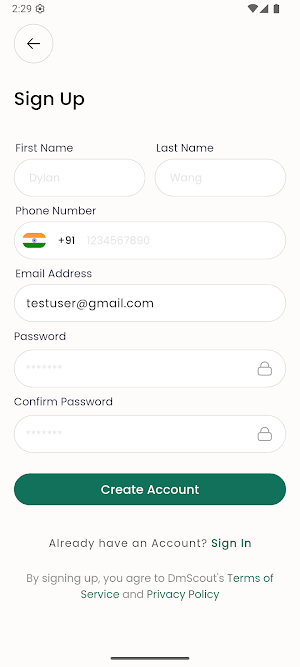 DmScout Screenshot 1