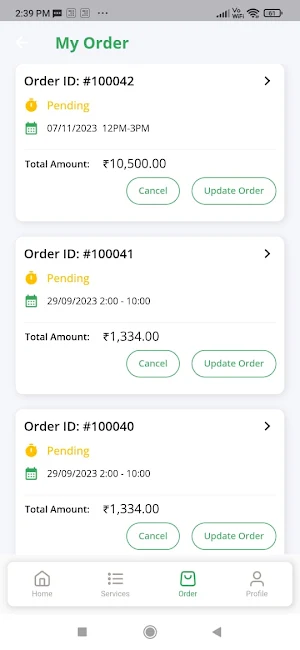 Josh Doorstep Services Screenshot 1