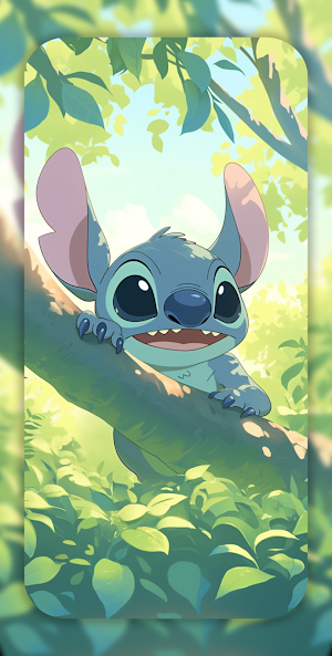 Cute Stitch Wallpaper Lilo HD Screenshot 0