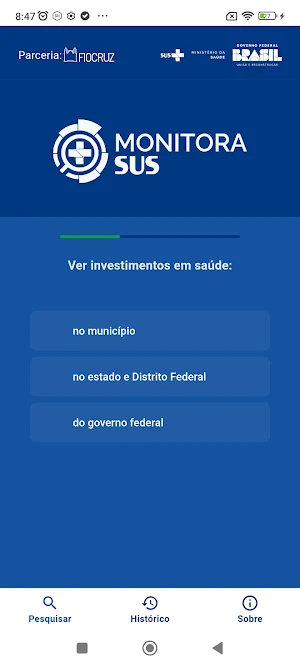 Monitora SUS Screenshot 1
