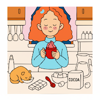 Cozy Girl Life:Color by number