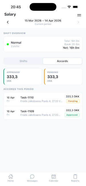 SaberTask - Employee app Screenshot 2