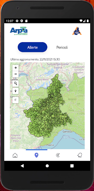 #allertameteoPIE Screenshot 1