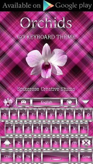 Orchids Dialer theme Screenshot 2