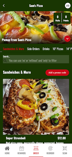 Sam's Pizzaria Screenshot 2