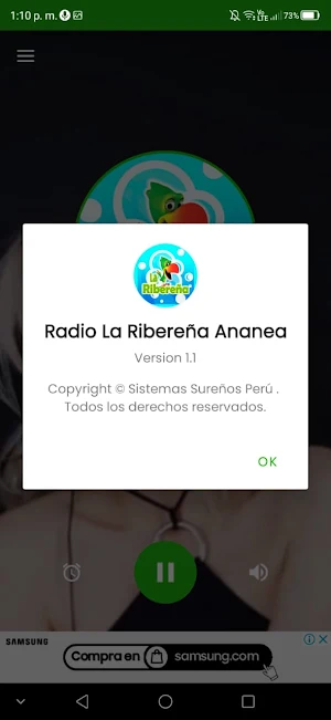 Radio La Ribereña Ananea Screenshot 2